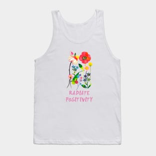 Happy Spring Flowers - positivity Tank Top